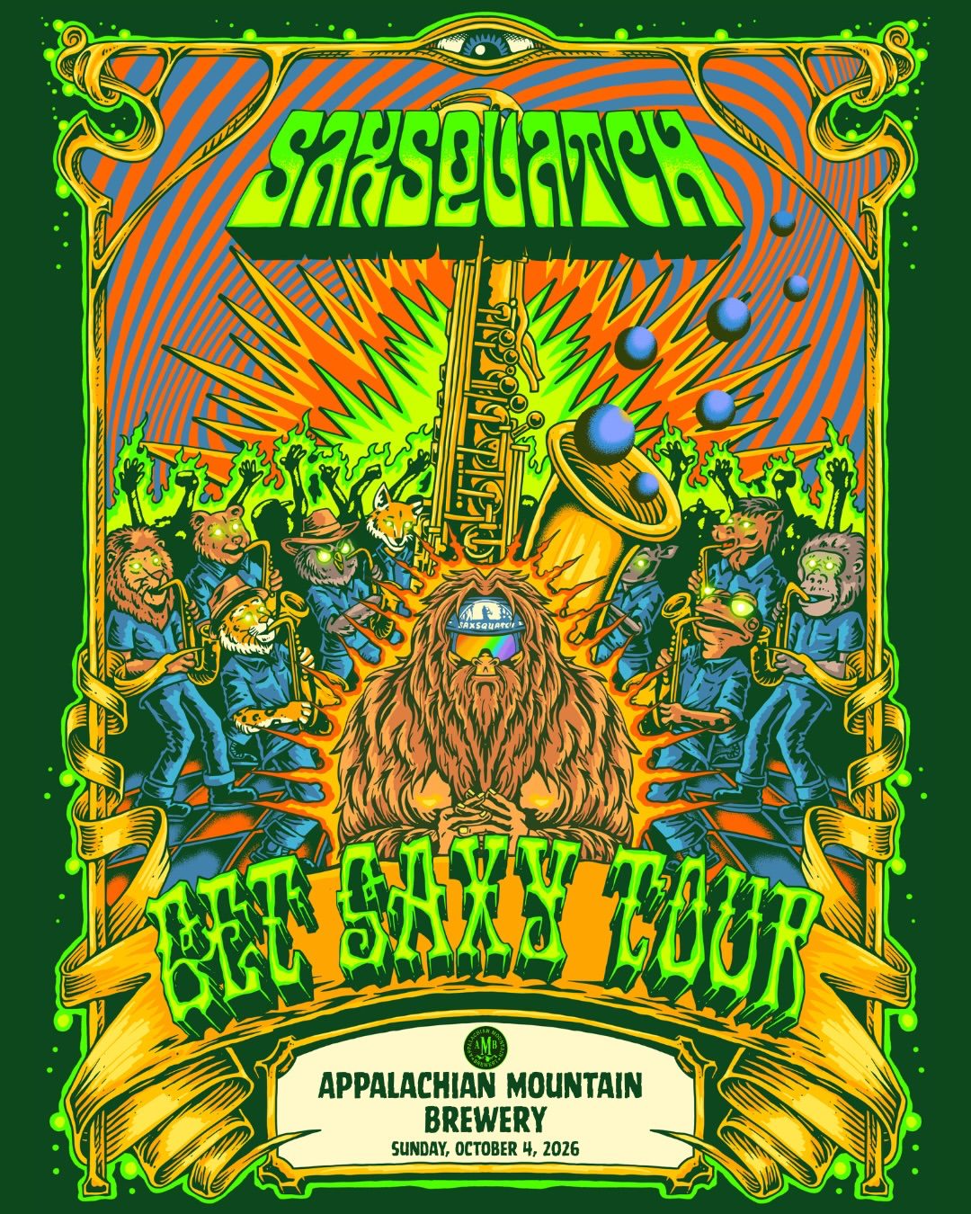 Live Music with Saxsquatch