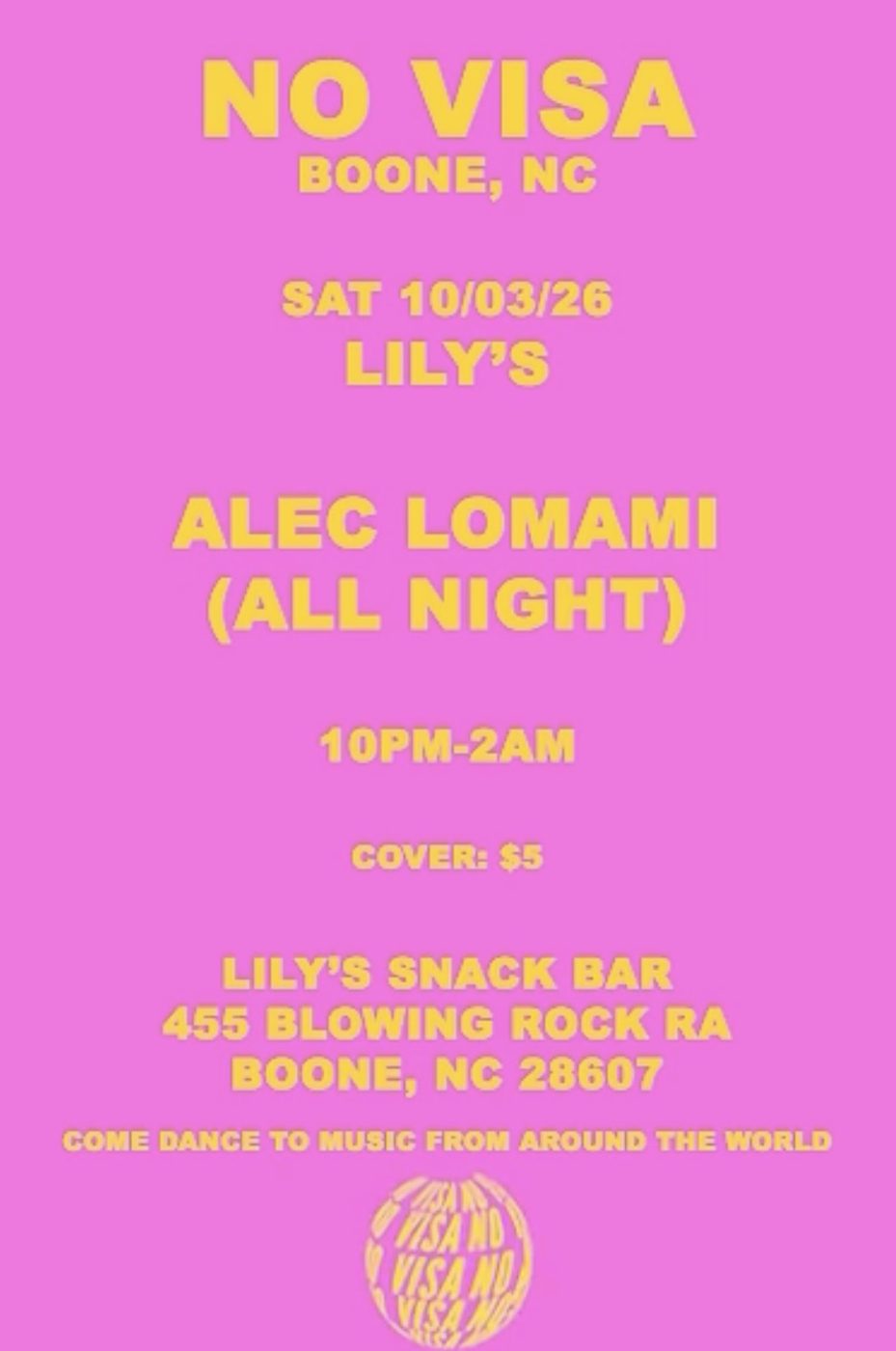 No Visa with Alec Lomami